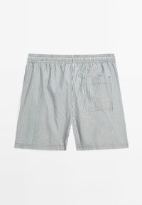 Massimo Dutti STRIPED - Plavecké šortky  - dark blue