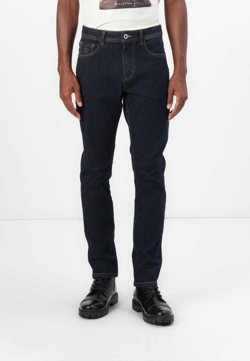 TOM TAILOR TTJOSH - Jeans Straight Leg - rinsed blue denim