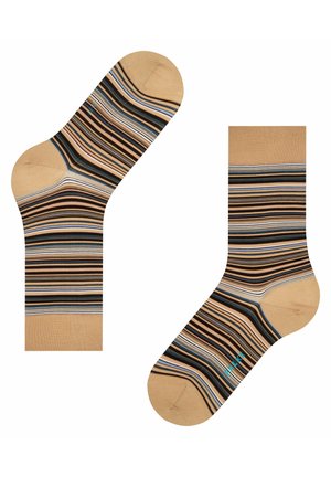 FALKE MICROBLOCK BUSINESS & CASUAL - Chaussettes hautes - country (4380)