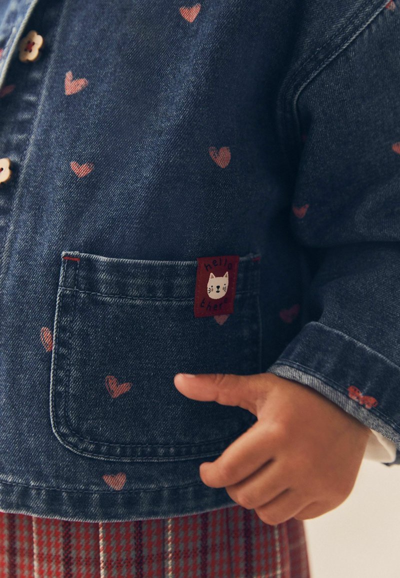 Next CHECK SET - Užsagstoma palaidinė - red