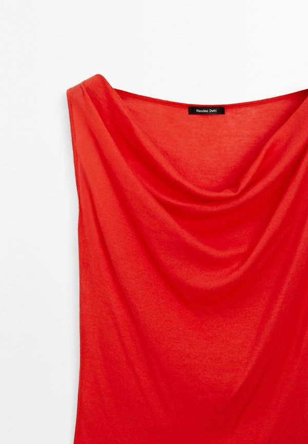 WITH DRAPED NECKLINE - Top4
