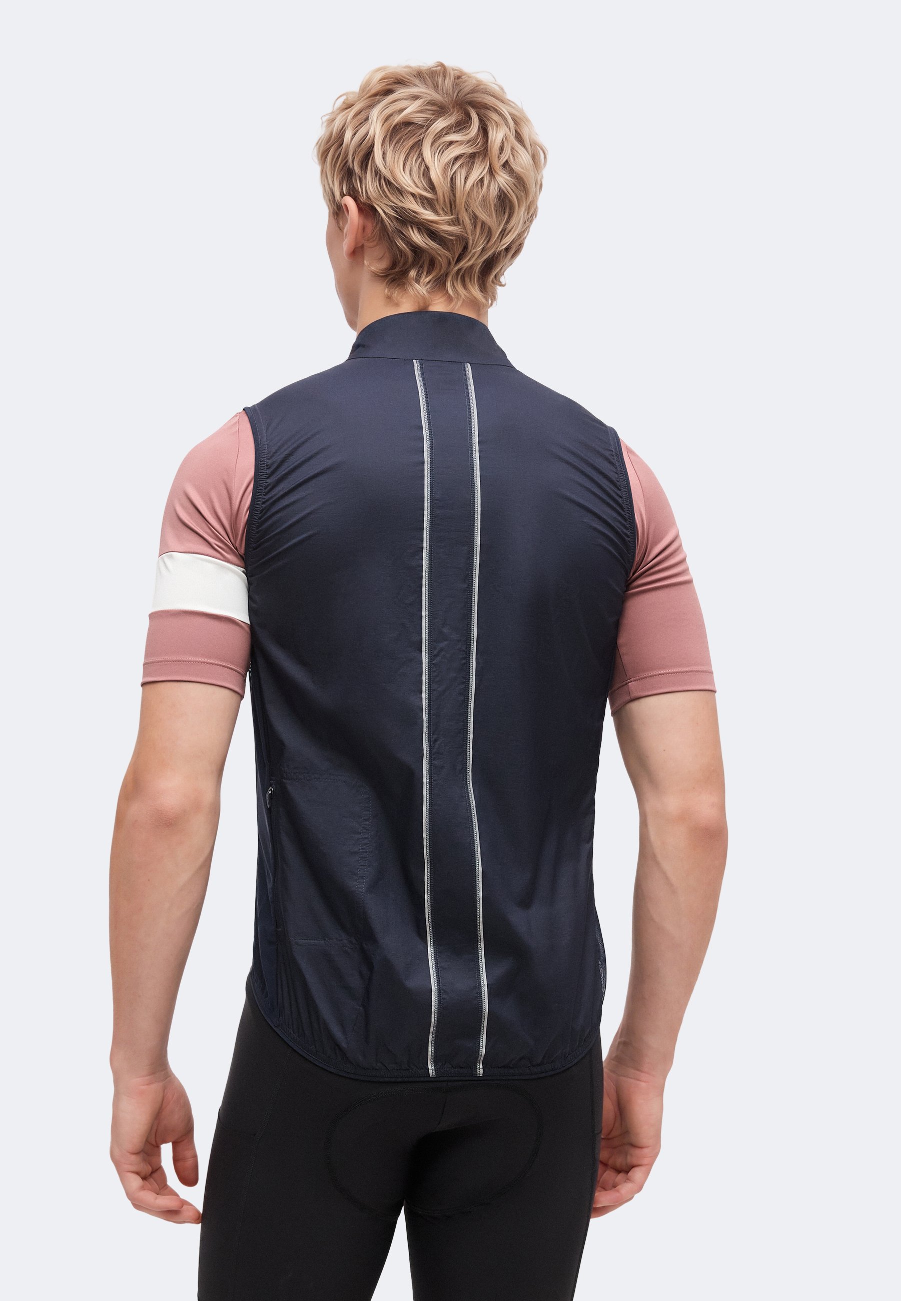 Rapha MEN'S BREVET ELEMENT WIND GILET - Waistcoat - dark navy