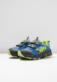 LICO LOADER BLINKY - Zapatillas - blau/schwarz/lemon