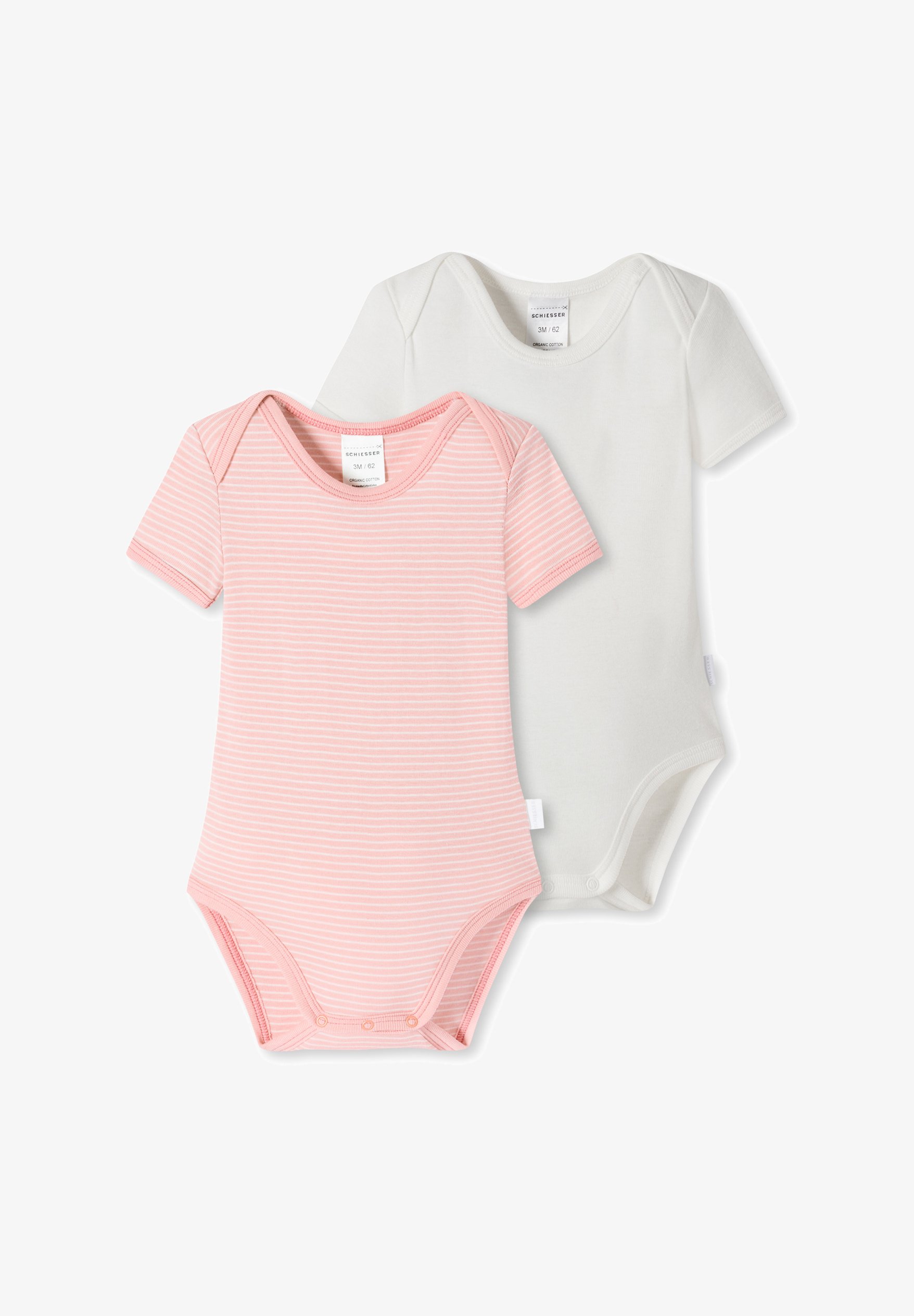 Schiesser 2-PACK LOVE - Body - rosa weiß/trasparente Schiesser 2-PACK LOVE - Body - rosa weiß/trasparente