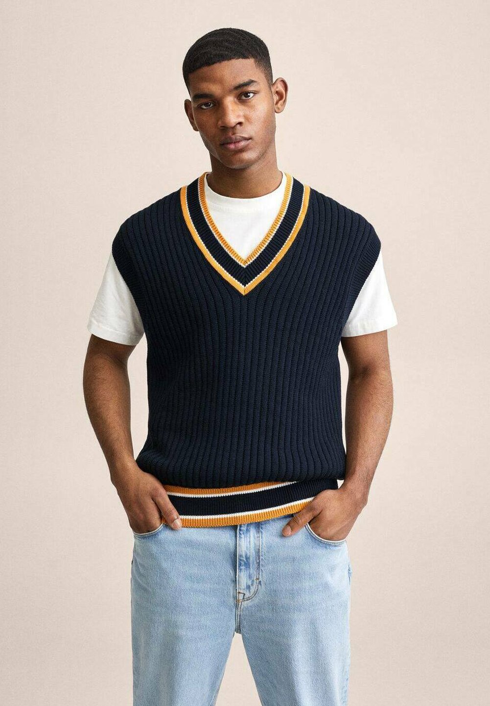 Mango ALBERT - Jumper - navy/dark blue 