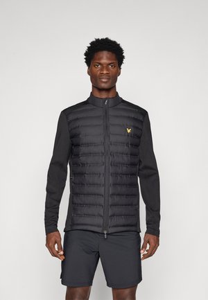 HYBRID FULL ZIP JACKET - Outdoorová bunda - jet black