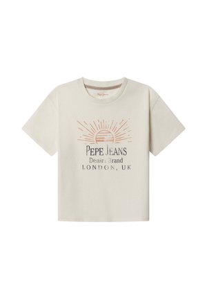 BASIC LIAM - T-Shirt print - mousse white