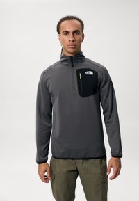 The North Face CREST ¼ ZIP - Sudadera - anthracite grey/black