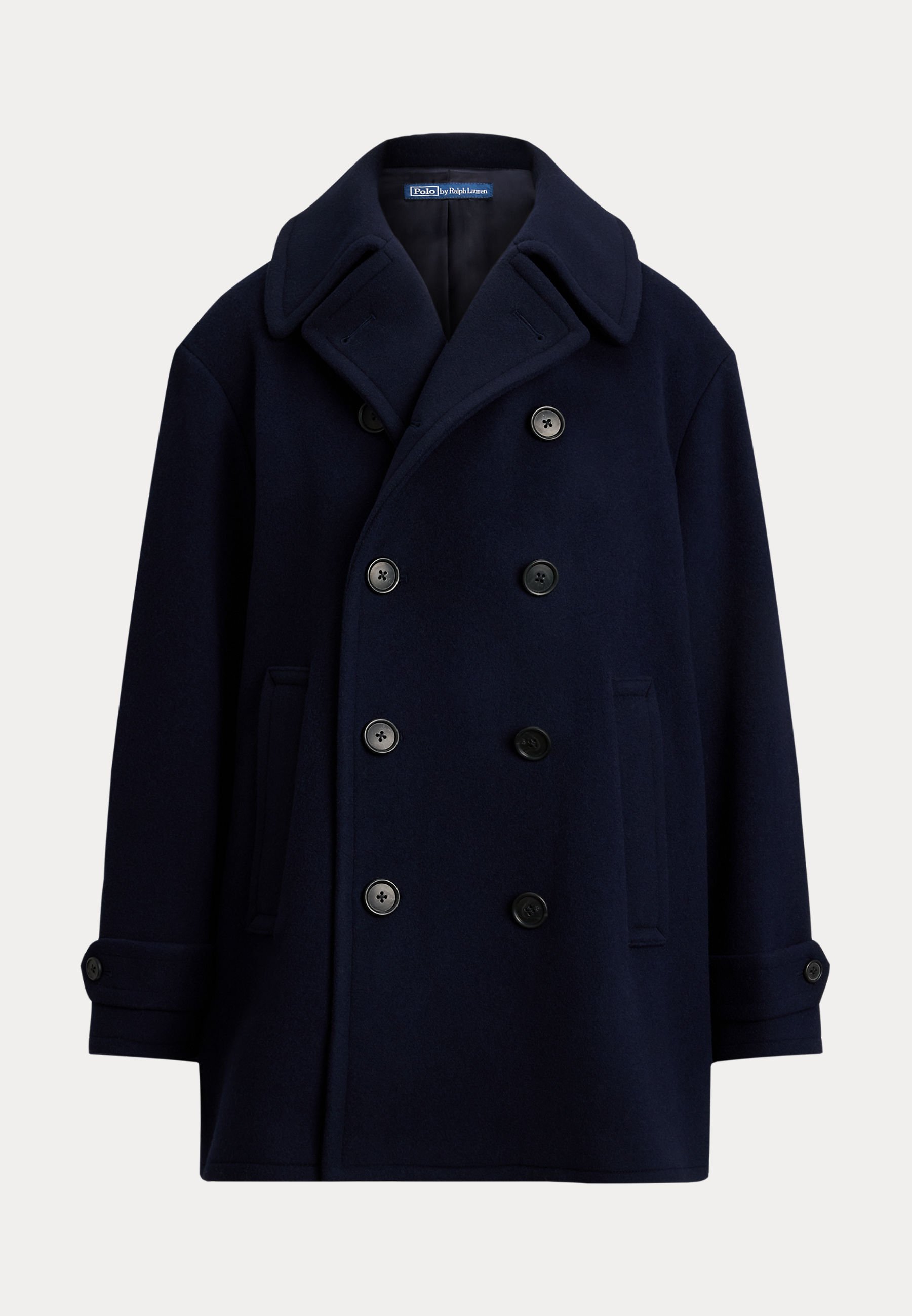 Polo Ralph Lauren WOOL MELTON PEACOAT - Short coat - ink/dark blue