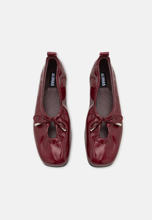 ROSALIND BALLET FLATS - Ballet pumps - onix burgundy4