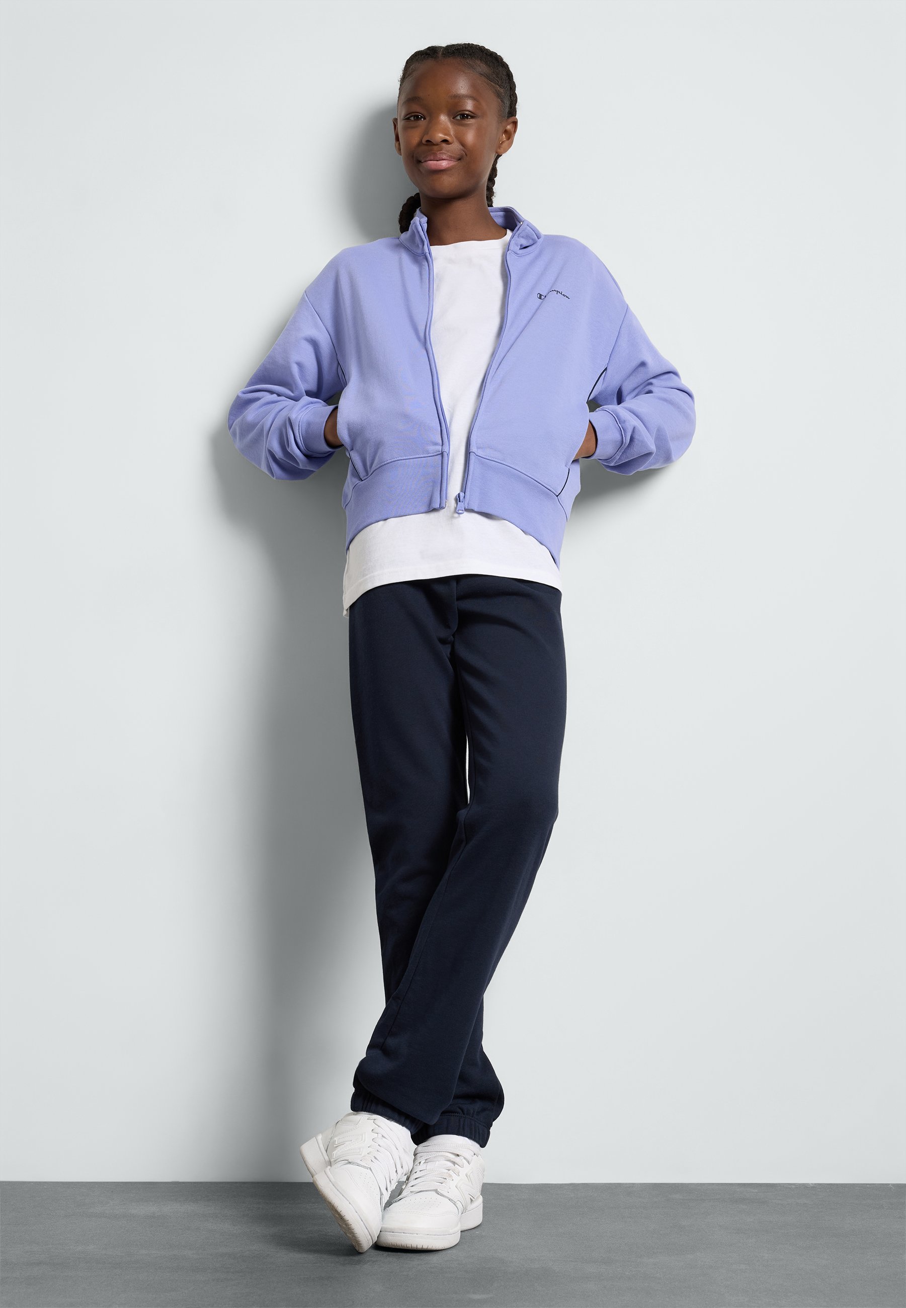 Champion FULL ZIP ELASTIC CUFF SET Tuta blue/blu