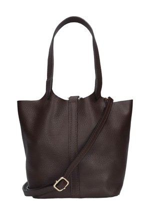 Handtasche - grain dark brown t