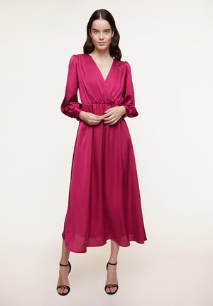 EN À COL EN V - Day dress - rosa
