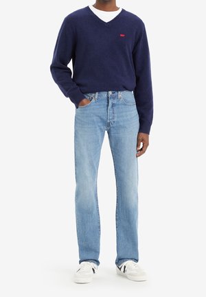 Straight leg jeans - blue denim