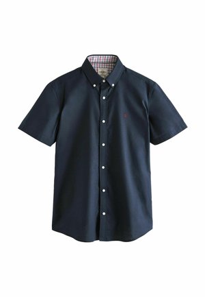 STRETCH OXFORD SHORT SLEEVE REGULAR FIT - Ing - navy blue
