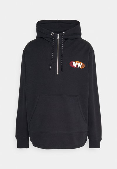 WOOD WOOD CASPER HALF ZIP - Melegítőfelső - black