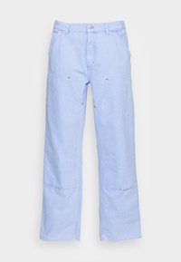 DOUBLE KNEE PANT - Calças - icy water faded