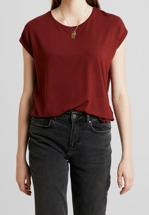 T-shirt basic - dark brown