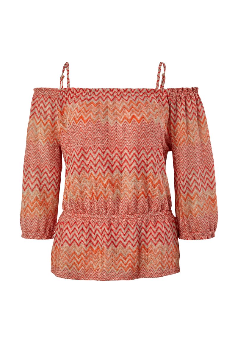 Damen Strickjacken | comma Strickpullover coral zic zac knit/lachs - DD97638 Damen Strickjacken | comma Strickpullover coral zic zac knit/lachs - DD97638