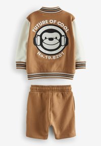 Next LETTERMAN SET  - REGULAR FIT - Træningssæt - tan brown monkey