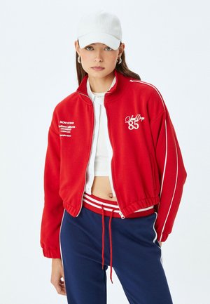 Koton BACK PRINTED - Sweatjacke - red