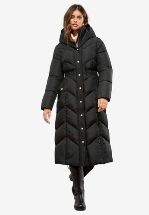 PETITE FIT - LONGLINE DOUBLE LAYER - Geacă - black