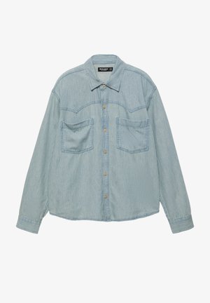 PULL&BEAR, COWBOY STRIPED - Ing - blue