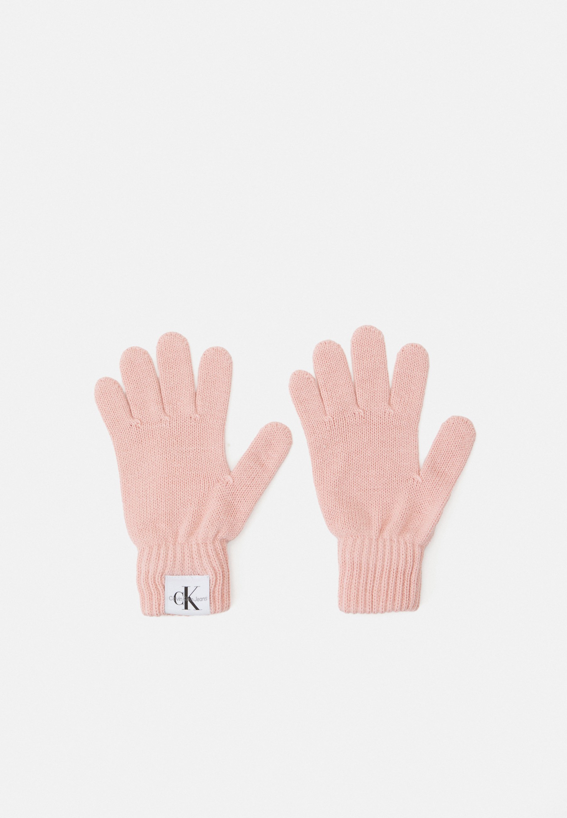 Calvin Klein Jeans MONOGRAM GLOVES UNISEX - Fingerhandschuh - peach  whip/pink - Zalando.ch