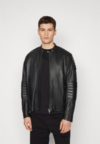 BOSS JOLUR - Chaqueta de cuero - black