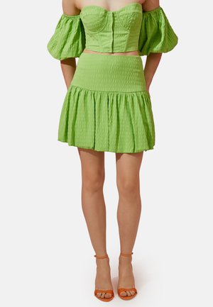 Falda de globo - green