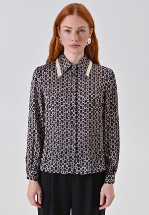 STAMPA CATENE - Camicia - black