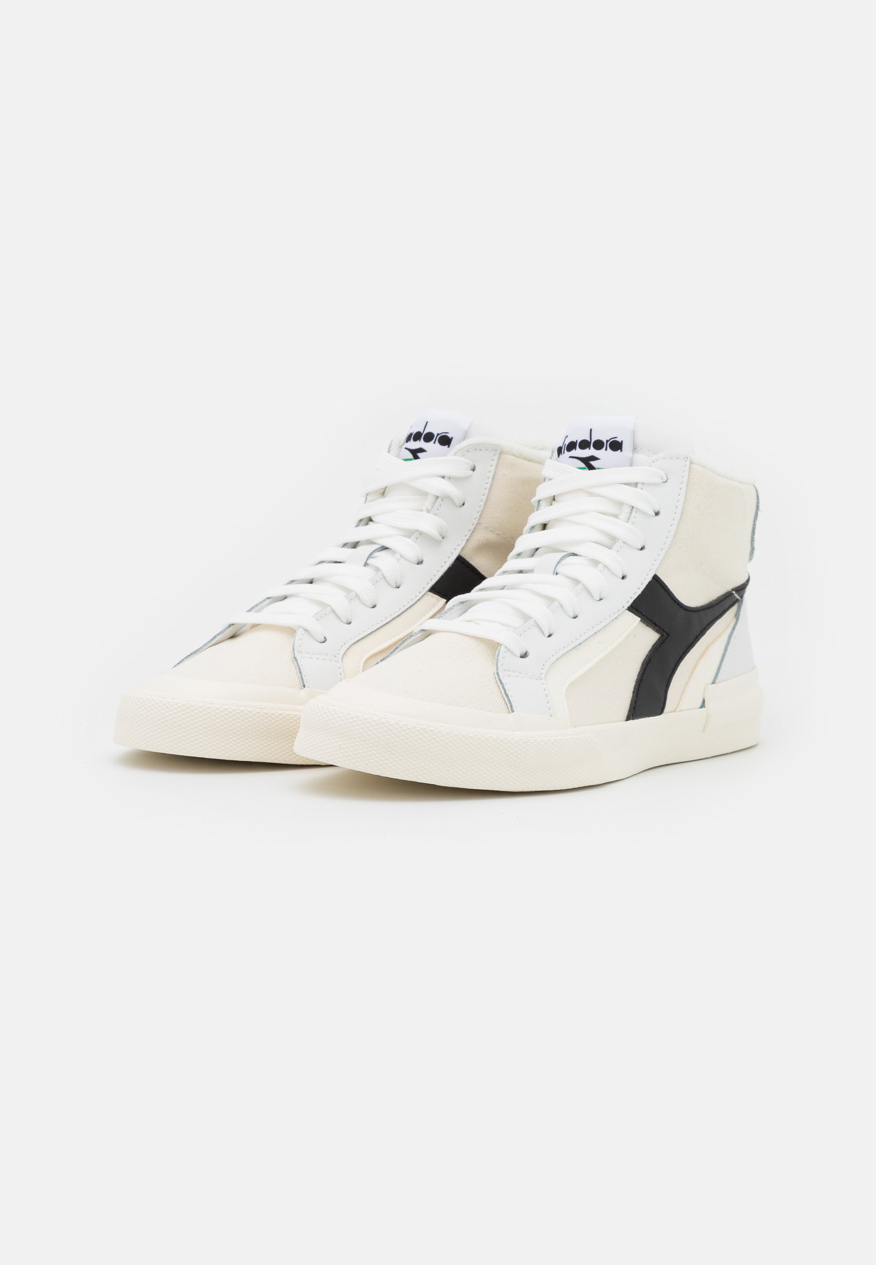 Diadora MELODY MID REPLICANT - Sneakers hoog - black/white/wit - Zalando.nl