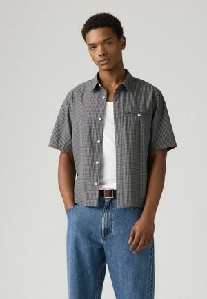 ZANDT CROPPED WAYLON STRIPE DAR - Shirt - waylon stripe dark g