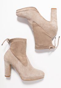 Pier One Bottines à talons hauts - taupe