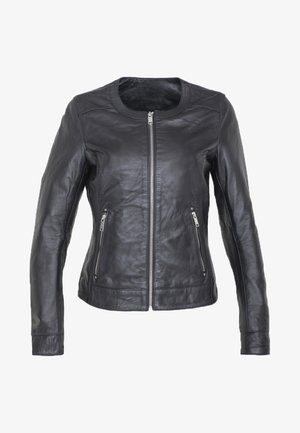 LIDIVINE - Leather jacket - black