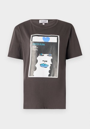 GUAMA - Print T-shirt - anthracite