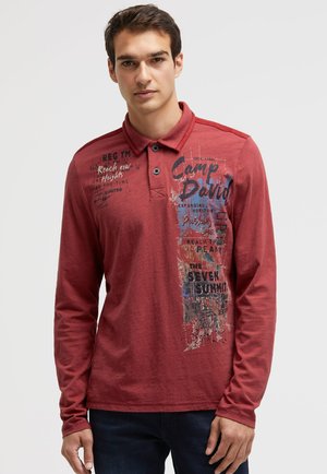 Polo shirt - brick red