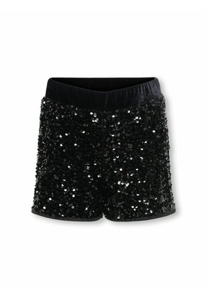 KOGCONFIDENCE SEQUIN - Shorts - black