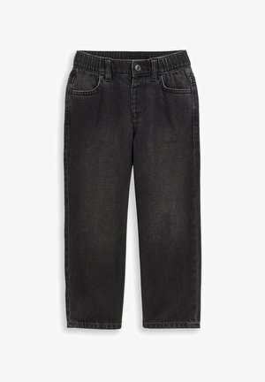 TOM TAILOR, BAGGY FIT - Jean droit - used mid stone black denim