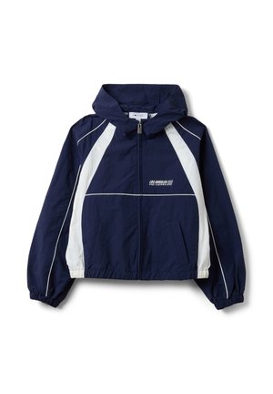 B.ANGEL, REGULAR FIT WITH ZIP AND HOOD
 - Light jacket - blue white