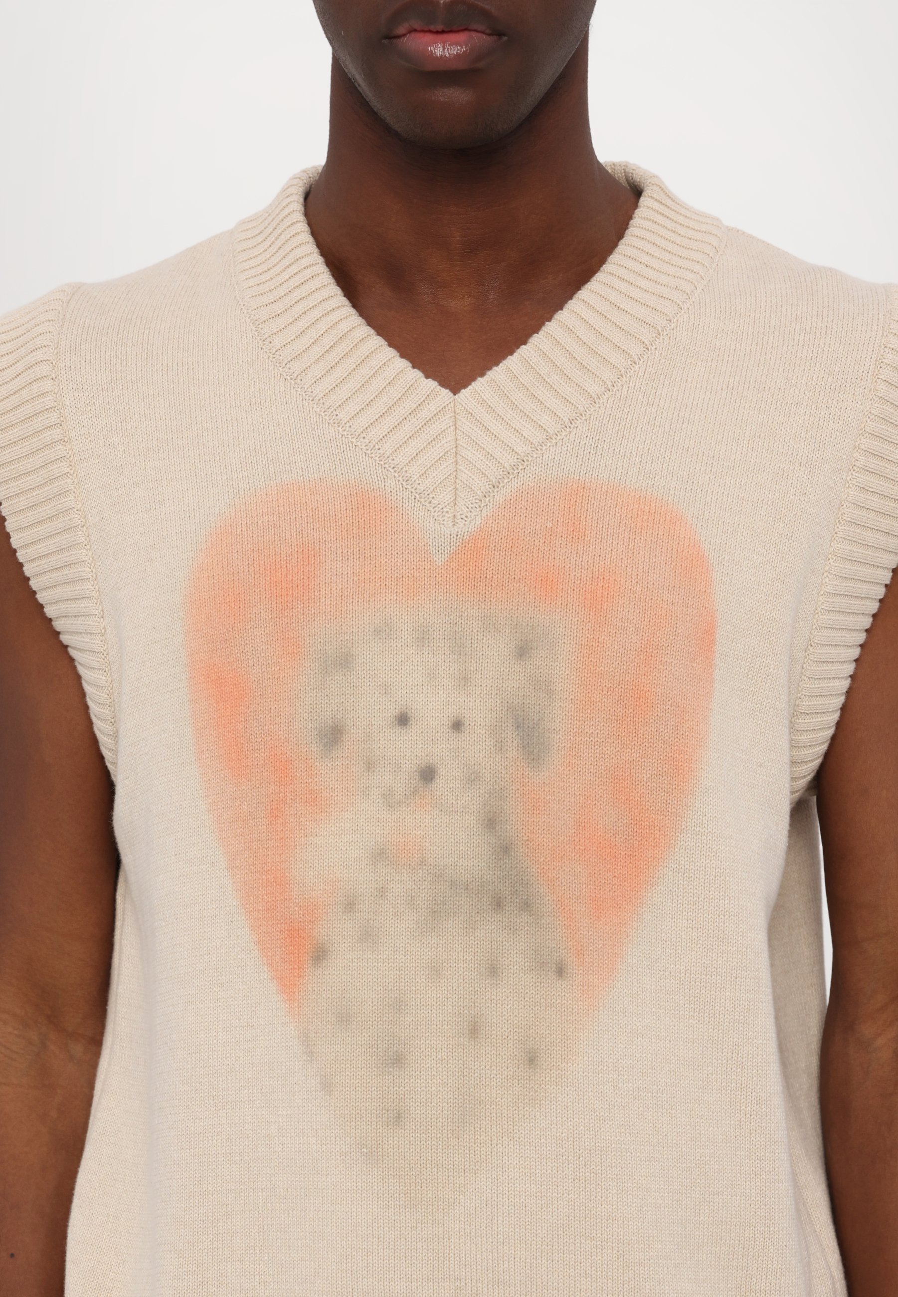 Carne Bollente DALMATIAN DEBAUCHE UNISEX - Waistcoat - beige