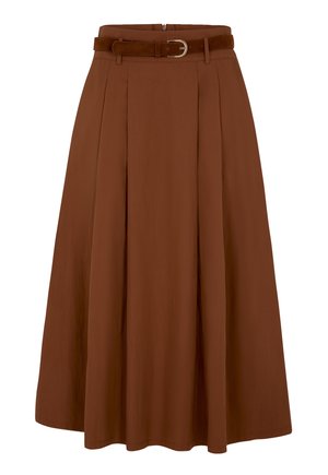 Morgan, A-snit nederdel - marron cognac