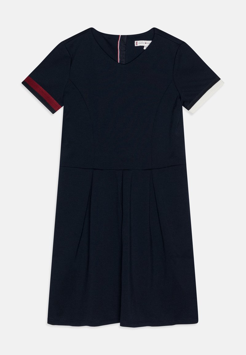 Tommy Hilfiger GLOBAL STRIPE PUNTO DRESS Jerseykleid desert sky