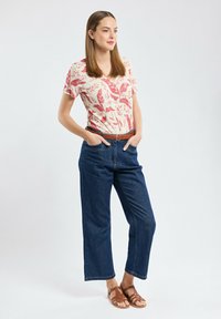 Armor lux COL V - T-shirt imprimé - imprimé calyptus