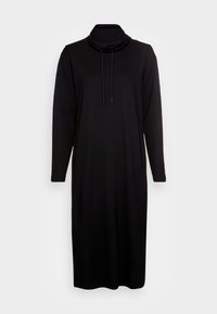 QEIBO - Vestido de malha - black