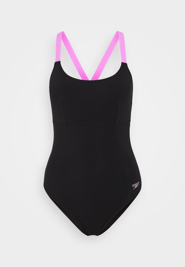 WOMENS SHAPING CROSSBACK SWIMSUIT - Swimsuit - neon violet4