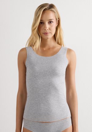 Intimissimi, ROUND NECK AND RAW CUT - Caraco - grey