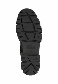 s.Oliver Bottines à plateau - black glitter