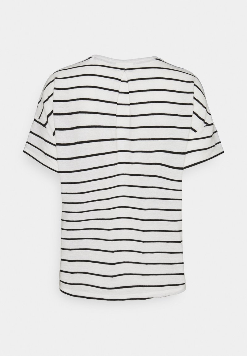 Damen Kleider | Opus SILEIKA T-Shirt print white/black/schwarz - BW33512 Damen Kleider | Opus SILEIKA T-Shirt print white/black/schwarz - BW33512