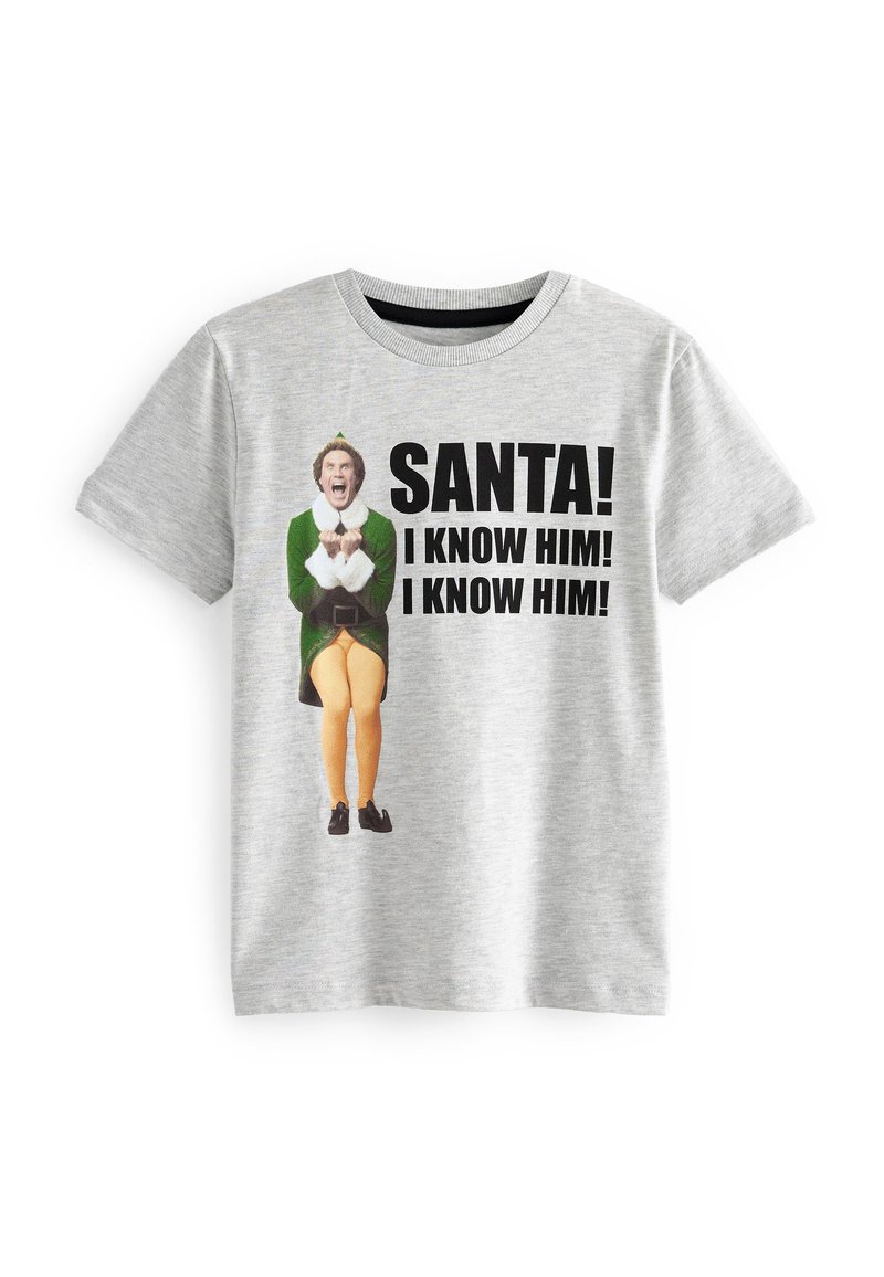 Next T-shirt print grijs